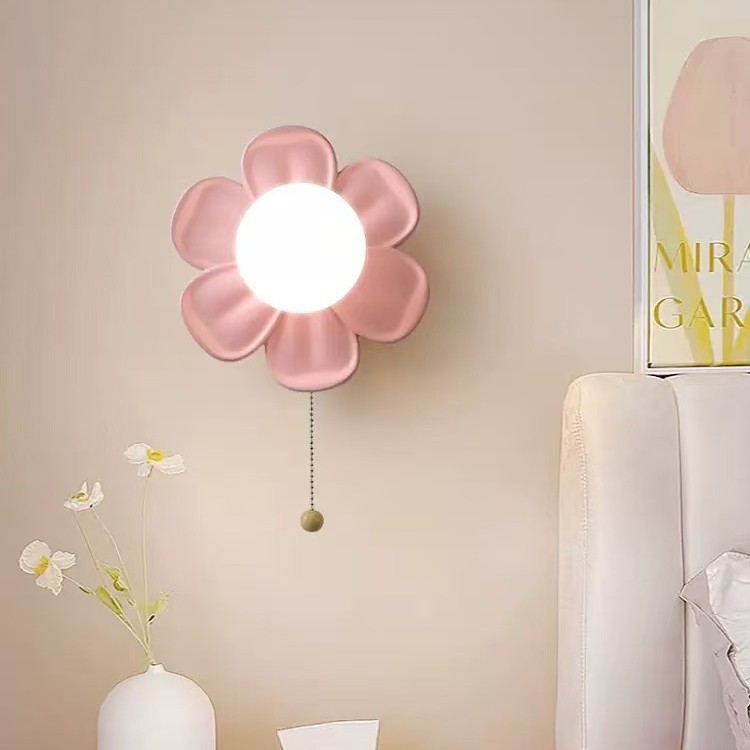 Modern Flower Wall Sconce with - đánh giá và giá Baby Nursery Wall Lights