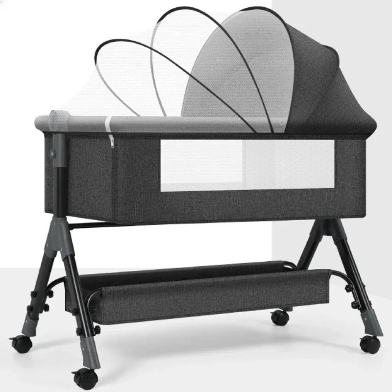 Movable Splicing Crib Foldable - đánh giá và giá Baby Nursery Trolley