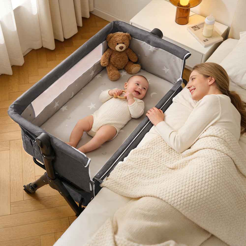 Baby Bassinet 3 in 1 Baby Bass - đánh giá và giá Baby Nursery Trolley