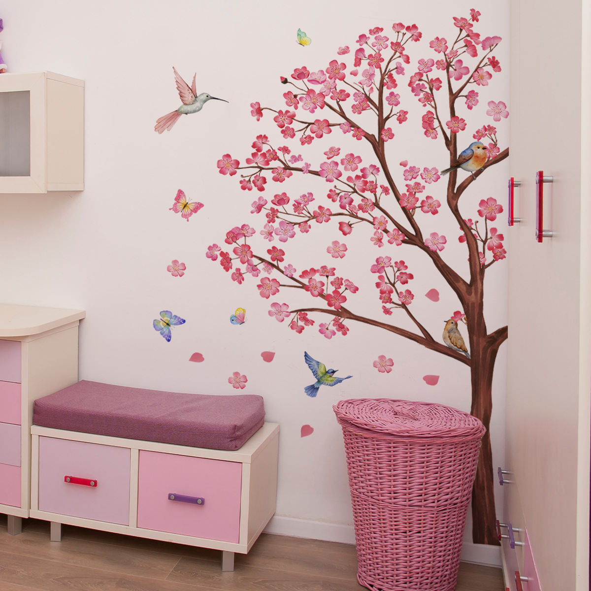 Hình dán tường hoa chim màu nư - đánh giá và giá Baby Girl Nursery Quotes