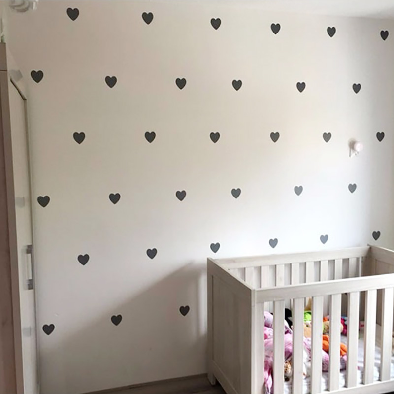 Trái Tim Phòng Bé Miếng Dán Tr - đánh giá và giá Baby Nursery Decor Girl