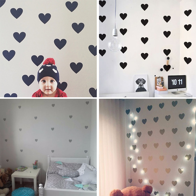 Trái Tim Phòng Bé Miếng Dán Tr - đánh giá và giá Baby Nursery Decor Girl