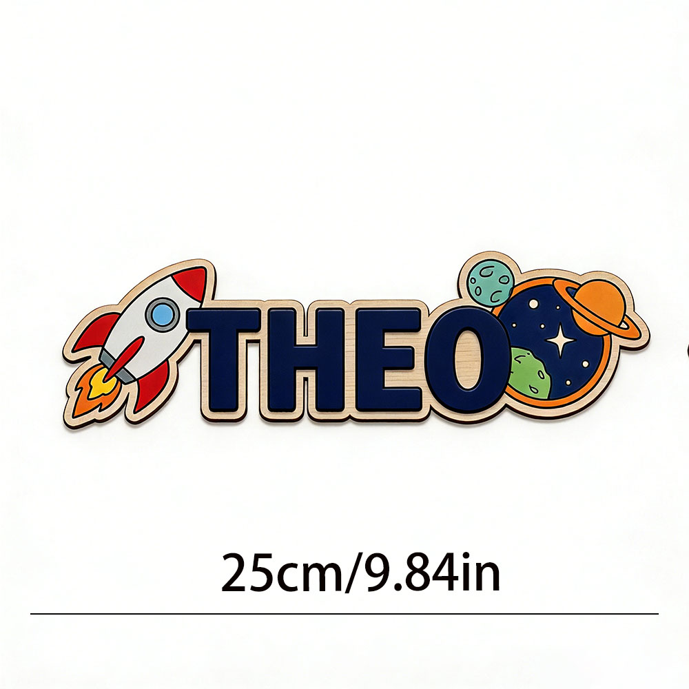 Personalized Space Rocket Name - đánh giá và giá Baby Nursery Boy