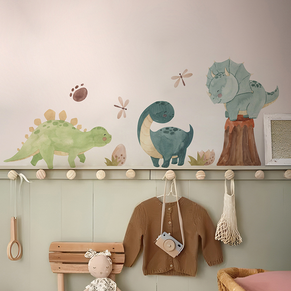 Dinosaur Wall Decals, Dino Alp - đánh giá và giá Baby Nursery Decor Girl