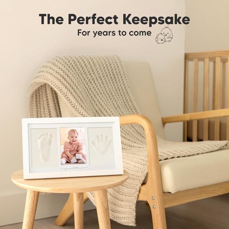 Baby Handprint Footprint Clay  - đánh giá và giá Baby Nursery Frames