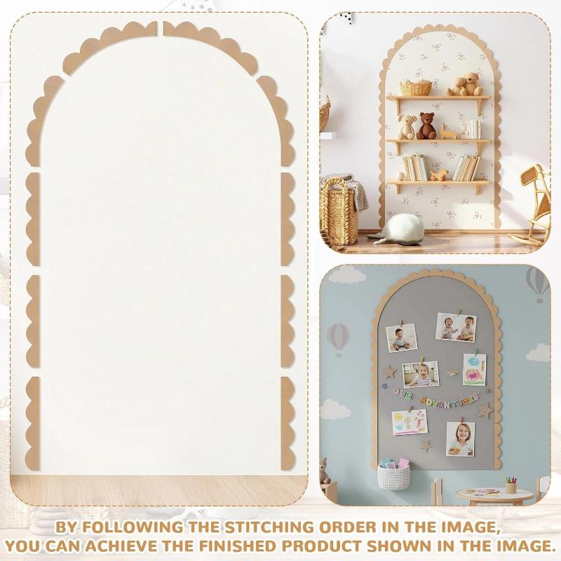 Wood Wall Arch Decor DIY Unfin - đánh giá và giá Baby Nursery Frames
